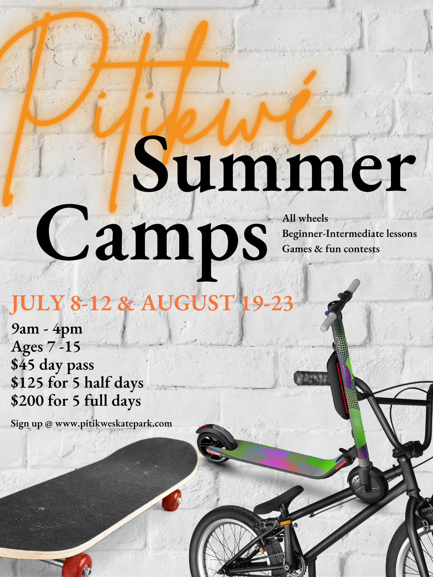 Summer Camp - AUGUST (Full Week/Half Day)