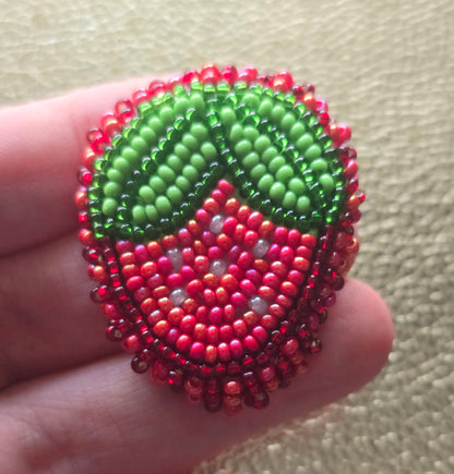 Strawberry Beaded Pin Workshop - Feb 11